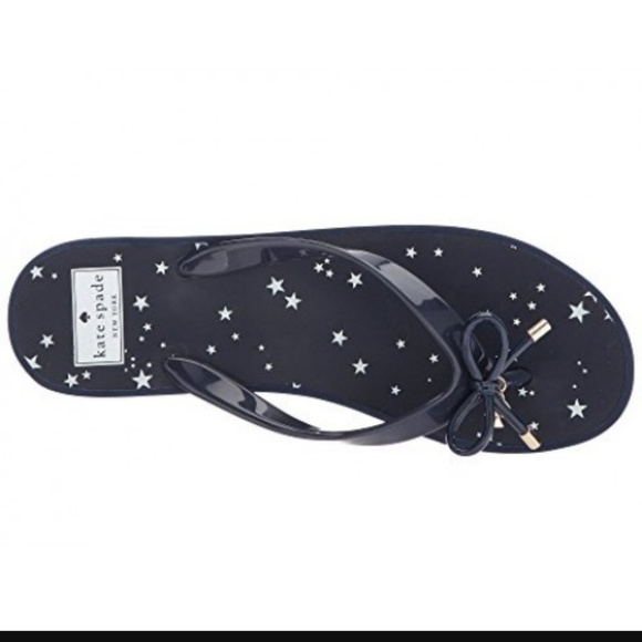kate spade Rhett Platform Night Sky Flip Flop Sz10 - Picture 4 of 8